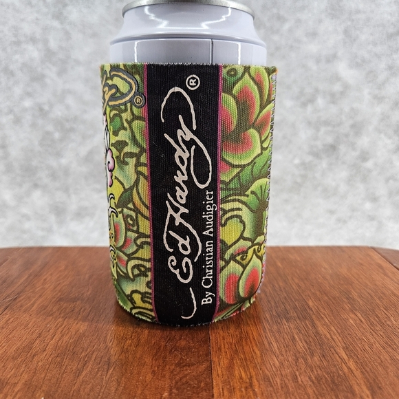 Ed Hardy By Christian Audigier Soft Can Coozie Koozie Cooler 12oz - Picture 3 of 7